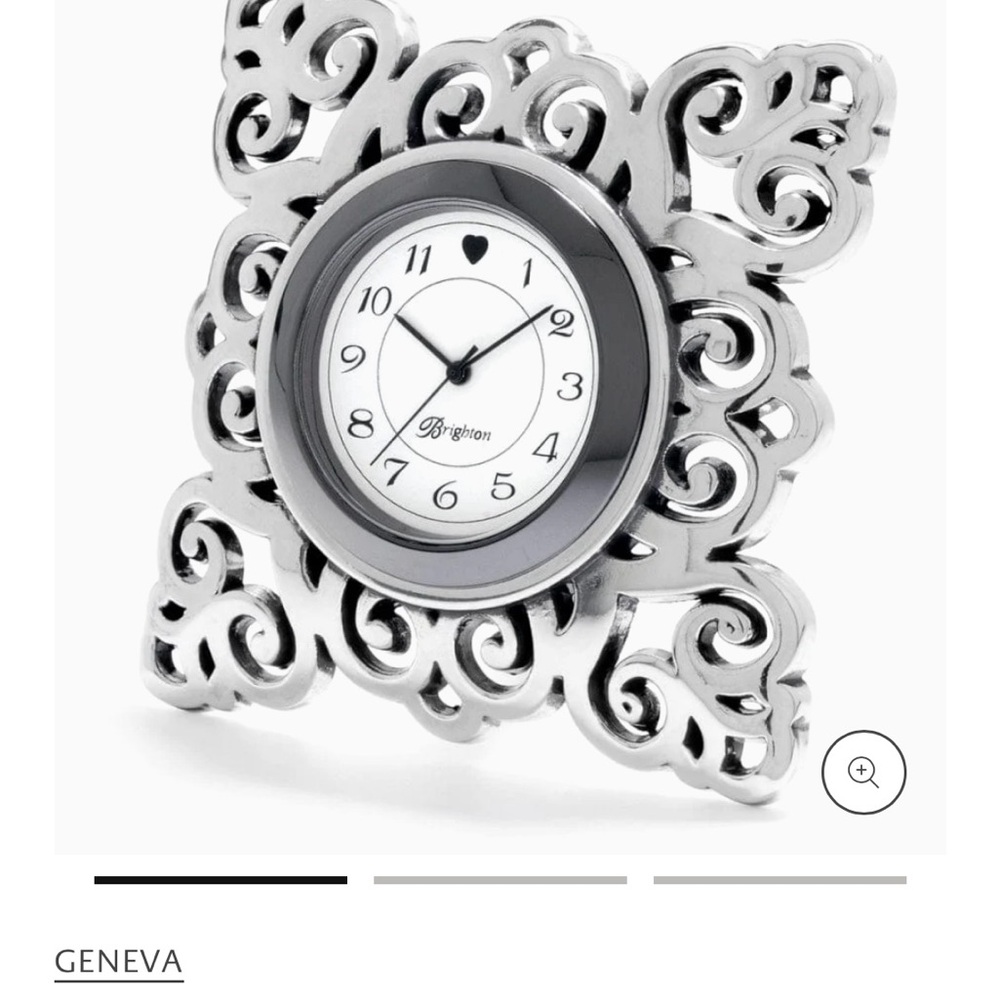 Brighton Silver Decorative Clock